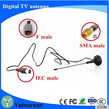 DVB-T DVB-T2 HDTV Antena Televisión digital Interior Antenna exterior Omni Wifi GSM / 3G / 4G Coche