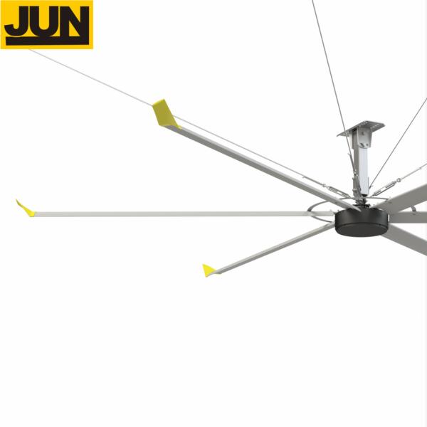Natural Breeze System with Large Industrial HVLS Ceiling Fan