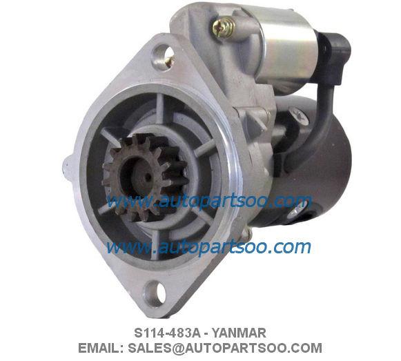 YANMAR ENGINE STARTER S114-483A S114483A 12957377010 17100877010 S114-257 S114-257G