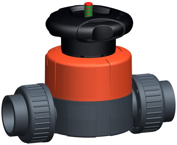GF D32 PVC U Corrosion Resistant Gf Pvc Valves Water Chemical Pipe Fitting Quick Install DN32