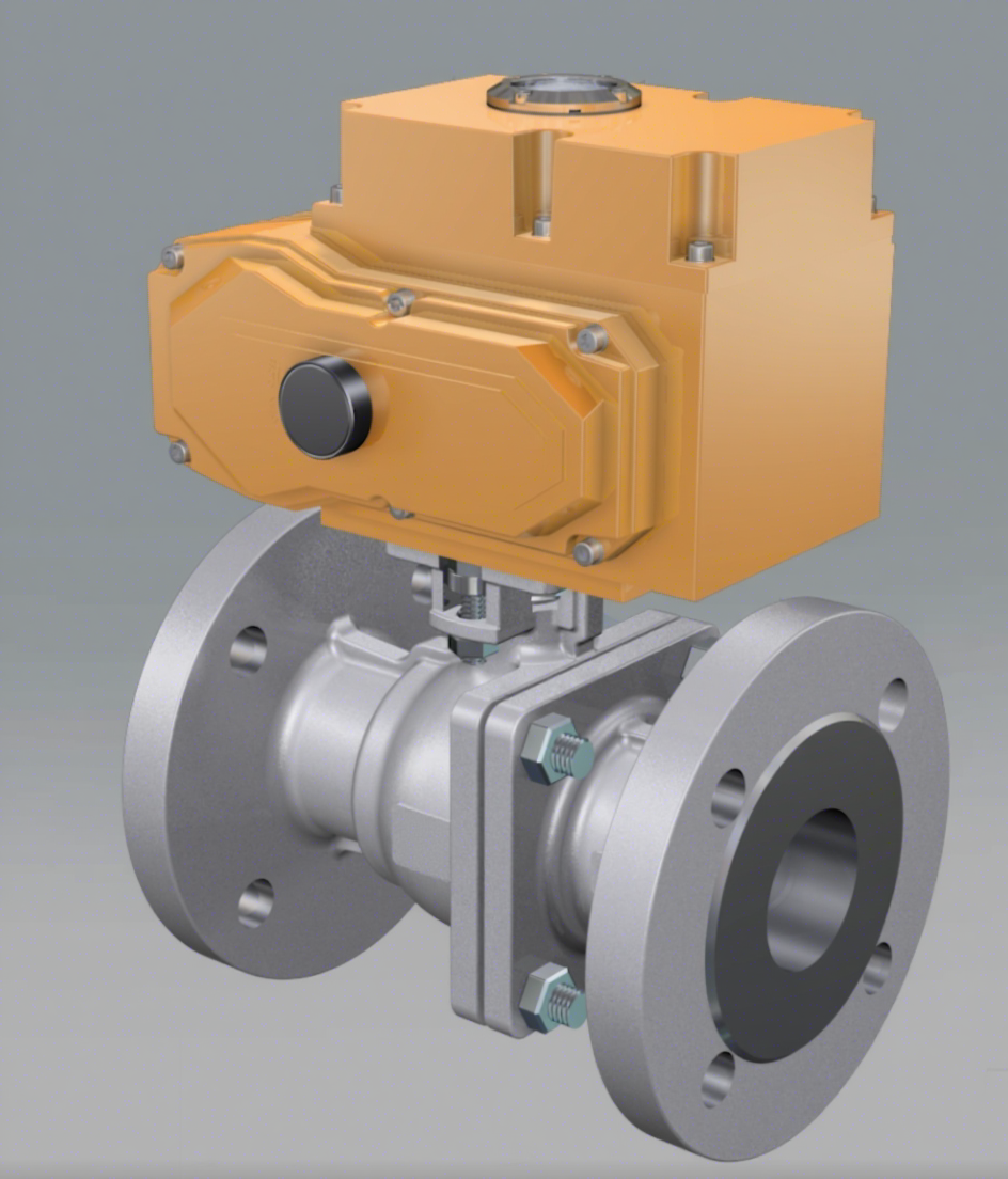 Wholesale Low Price WCB, 304, 316, 316L Material DN50~DN300 Electric Flange Ball Valve 2