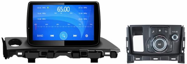 Ouchuangbo car video gps nav for Mazda 6 2017 with Bluetooth connection to the phone then play music android 6.0 system