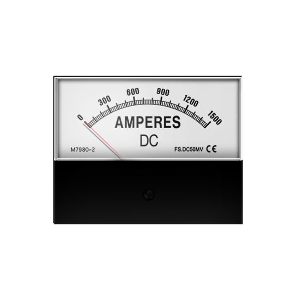 M7980-2 DC Ammeter for Lincoln Welders - Durable Analog Current Gauge, 0-1500A DC Range (FS.DC50MV)
