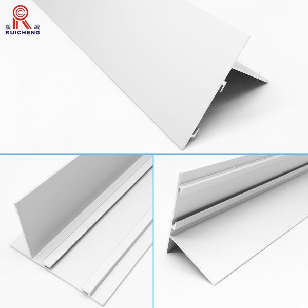 Decorative Balcony Aluminium Tile Edge Trim 0.8mm For Patios Exterior Application