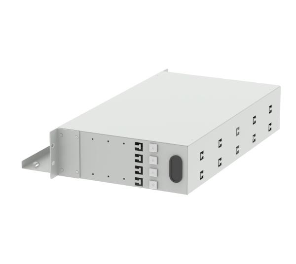 FC APC Optical Distribution Frame 48 Ports 19 Inch Patch Panel Ideal for FTTX and Network