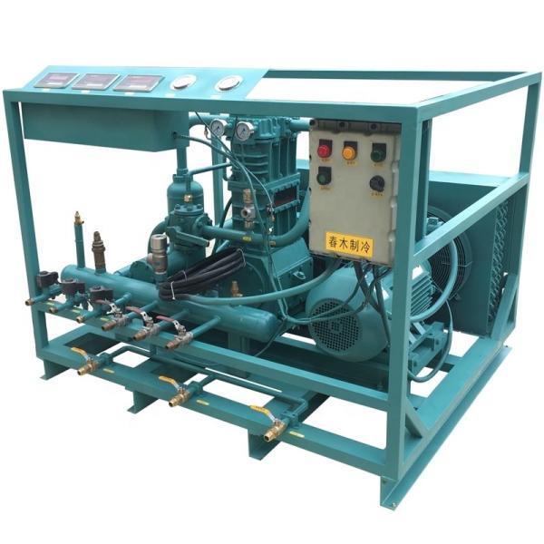 Máquina de recuperação de gás do reservatório ISO de 25 HP Sistema de recuperação de AC Máquina de recarga de carregamento de gás