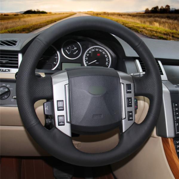 Customize Sewing Steering Wheel Cover Car For Land Rover Freelander 2 Discovery 3 Range Rover Sport Evoque