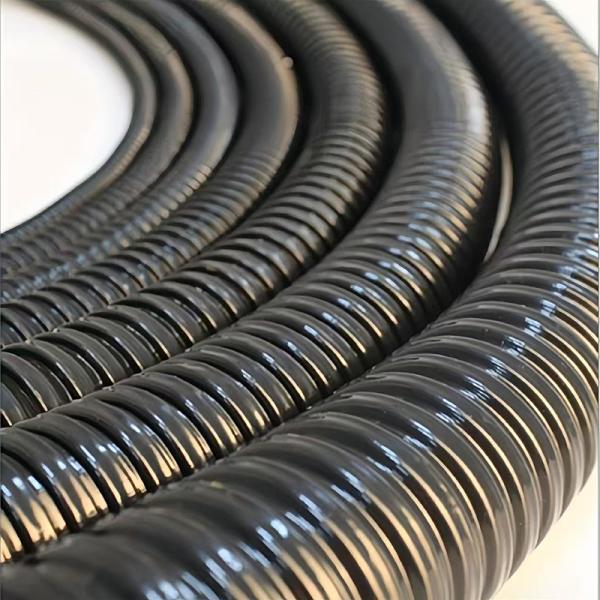 Chemical Resistant Vinyl Coated Flexible Pipe FDA Compliant For Industrial And Chemical Resistance