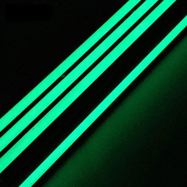 Non Slip Metal Stair Nosing Trim With Luminous Strip Step Protector