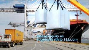 China supplier factory price white big bulk FIBC woven 1 ton pp jumbo bag