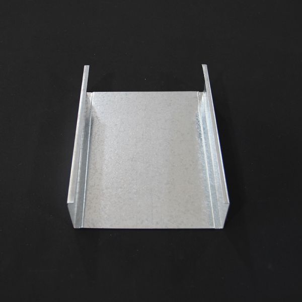 Metal C Stud For Dry Wall Partitioning System With Gypsum Board