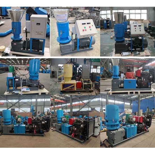Flat Die Wood Pellet Granulator Wood Log Sawdust Crusher Machine