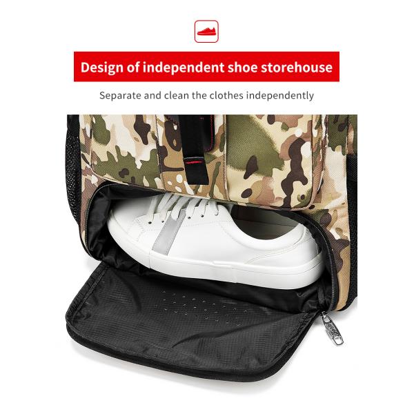 Оксфордский 65-литровый рюкзак для походов камуфляжный рюкзак для походов OEM/ODM