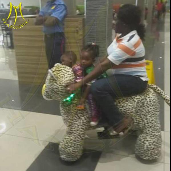 Hansel kid riding horse toy motorized animal scooters for shopping mall
