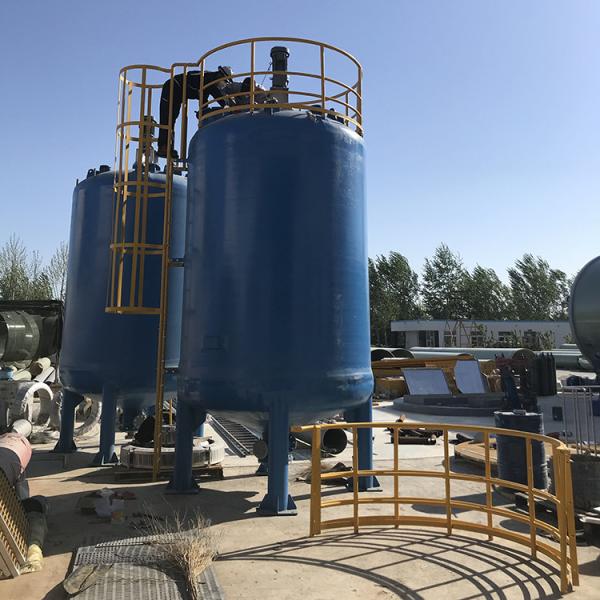 Cylindrical Vertical Frp Chemical Storage Tanks Filament Winding