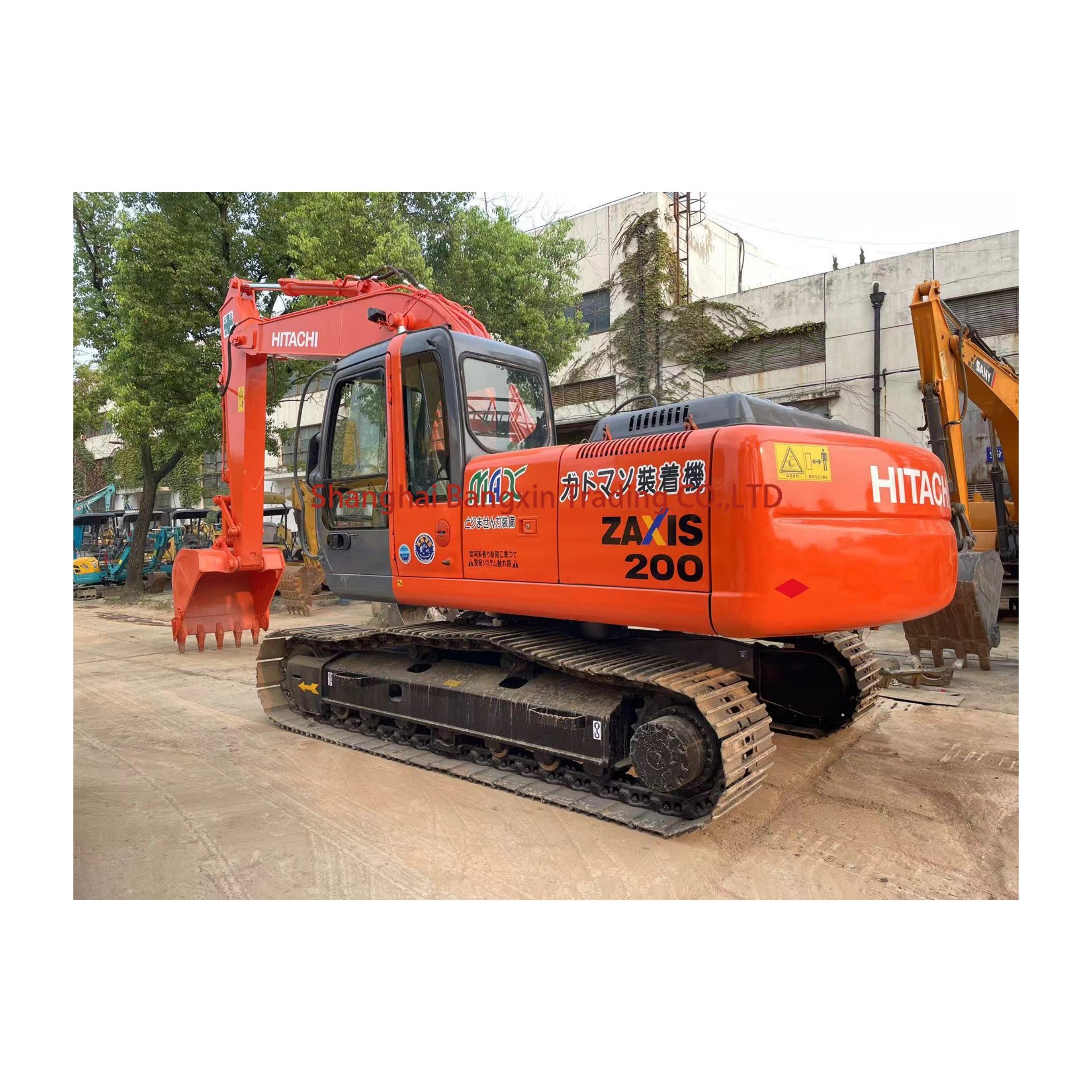 Used Hitachi ZX200 Crawler Excavator Second Hand Excavator Original EPA/CE Certified