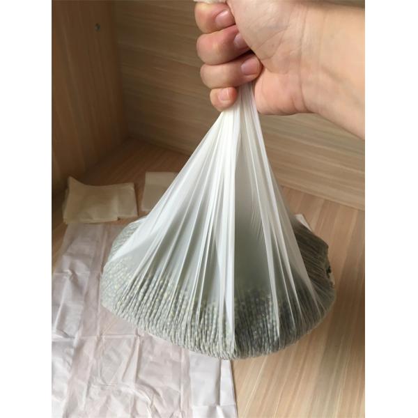 Biodegradable 30cm Plastic Food Packaging Bags Semi Transparent