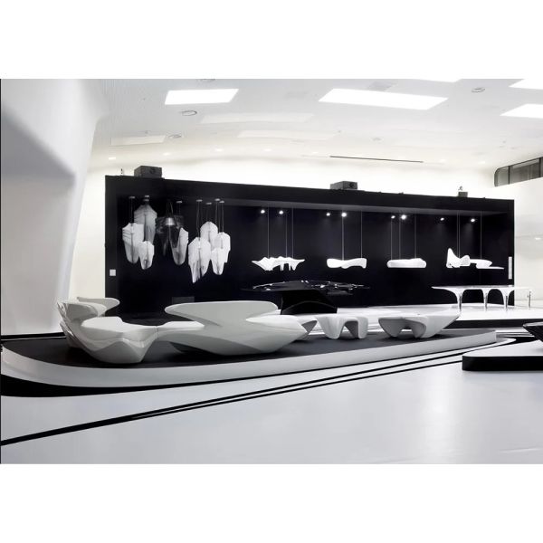 Nordic Modern Streamline Ceiling Pendant Lights Aria XL Pendant（WH-AP-630）