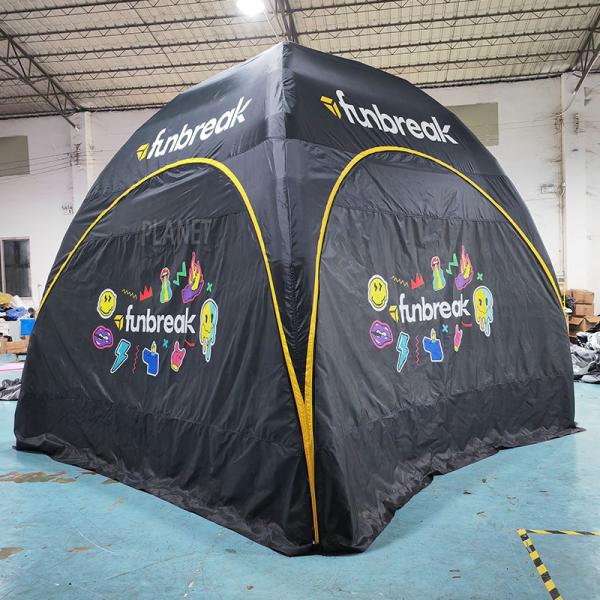 Portable Outdoor Inflatable Trade Show Tent Inflatable Spider Tent Airtight Display Marquee For Advertising
