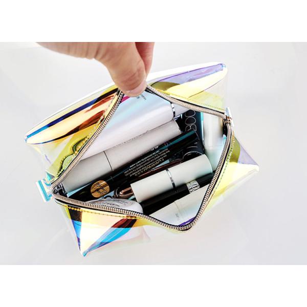 Transparent laser TPU cosmetic bag small portable lady ins wind super fire makeup bags with large capacity