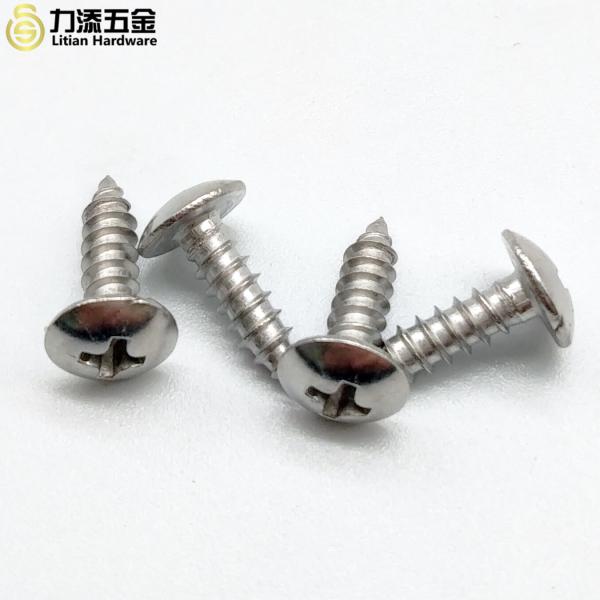 Stainless steel cross large flat head tapping screws umbrella head tapping screws large round head tapping screws