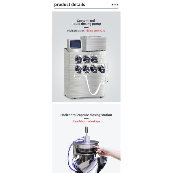 Машина завалки заполнителя капсулы фармацевтическая автоматическая для жидкостного масла