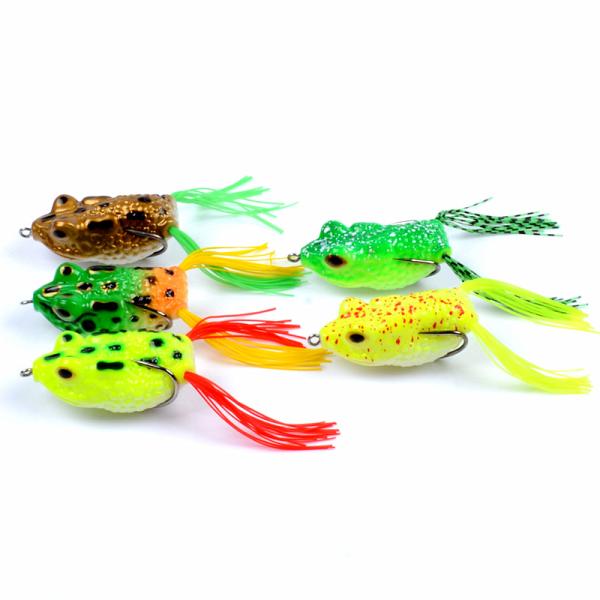 5 цветов 5,70 см / 14 г Лак для лягушек Лак для рыбок Змеиная рыба Приманка для рыбалки