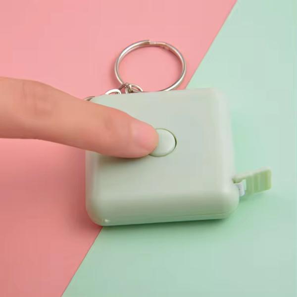 1.5м портативный ключик мини лента для здоровья и фитнеса 60 дюймовая квадратная пластиковая лента с вашим логотипом