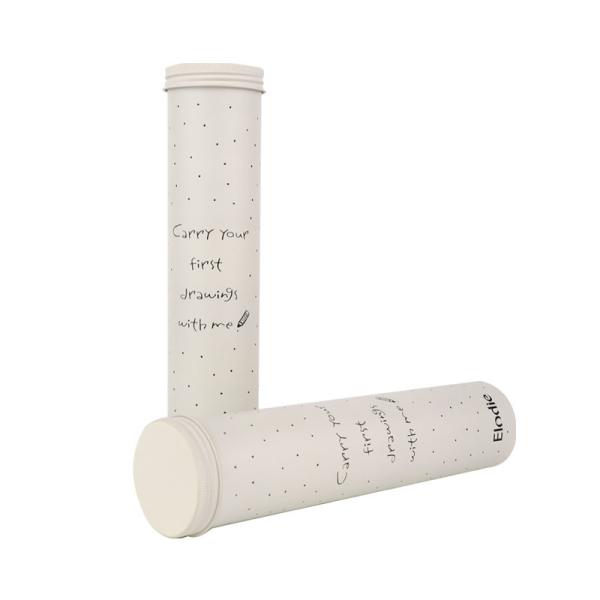 Thermal Transfer Tea Candy 30ml Aluminum Jar Long Round Tin Cans