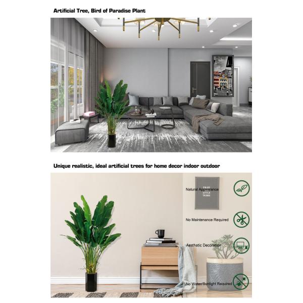 120-180cm Artificial Potted Plants Bird Of Paradise For Living Room Decor