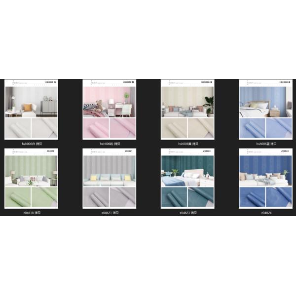 Interior Papel de pared en relieve azul Papel de pared autoadhesivo Decoración a prueba de agua