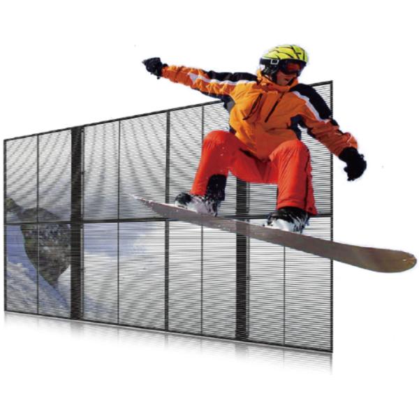 P5.2-10.4 Внешний прозрачный светодиодный дисплей Clear HD для 4S Car Showroom Glass Wall