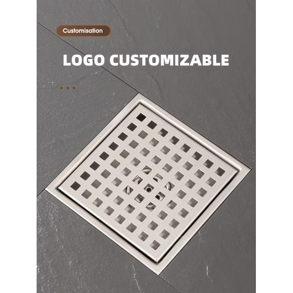 Luxury Bathroom Shower Accessories Floor Drain Premium Stainless Steel Fast Drainage