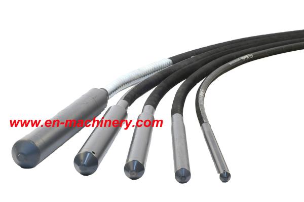 Zn Series Concrete Vibrator Shaft/ Wire-Netted Rubber Hose With Different Types