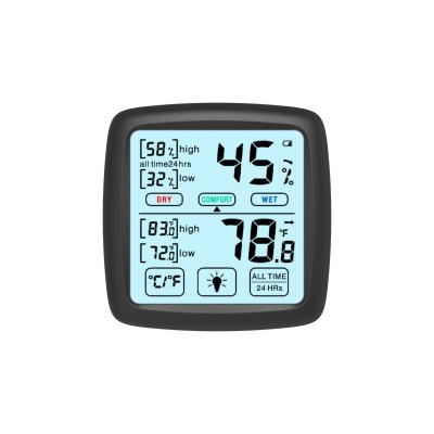 Indoor Room Digital Thermometer Hygrometer Humidity Gauge For Incubator 24h