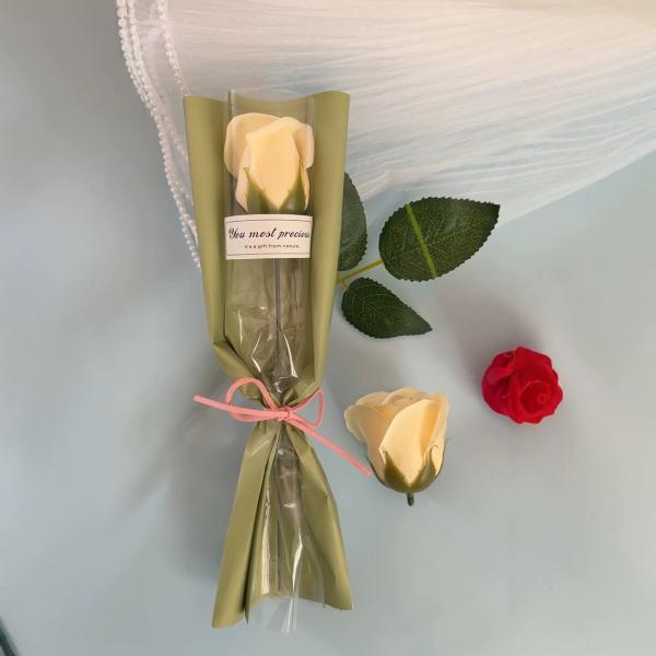Nouveau cadeau de fleurs de rose à base de savon unique pour la fête des enseignants, le festival Qixi, la Saint-Valentin et la fête des femmes.