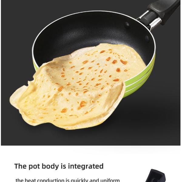 Amazon TOP Seller Flat Bottom Cooking Pans Fry Pans Nonstick Stainless Steel Frying Pans For Kitchen