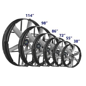 1830mm Blade Diameter Panel Fan with 120,000m³/h Air Volume and Outer Rotor Permanent Magnet Brushless DC Motor for Livestock Ventilation