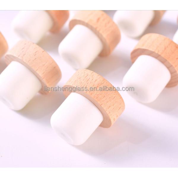 Couvercles de bouteilles de vin en bois sans déversement bouchons à T-plug bouchon de bouteille bouchon de bouchon de bouchon de vin rouge