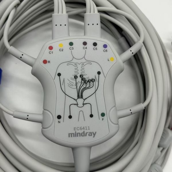 Mindray R12 12-lead ECG/EKG Machine Lead Cable EC6411