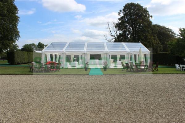 Open Air Feel Outdoor Wedding Tent Marquee Weddings Private Space For Friends Gathering