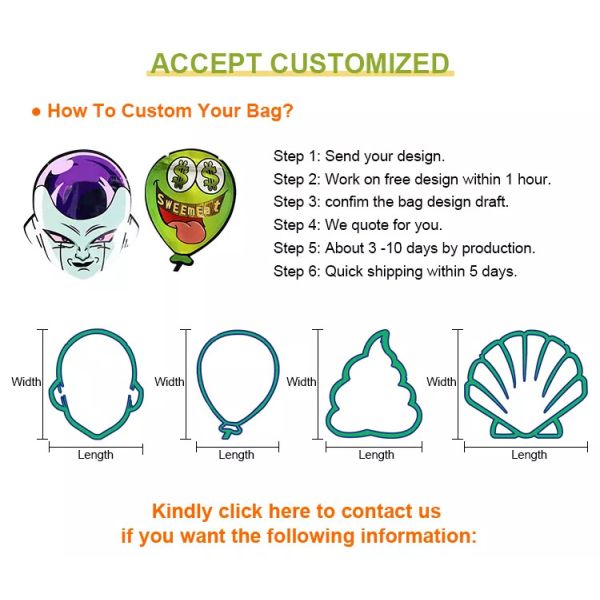 Custom Printed Soft Touch Plastic Packaging Funny Irregular Special Shaped 3.5G Cookie Die Cut Zip Lock Smell Proof Mylar Bags
