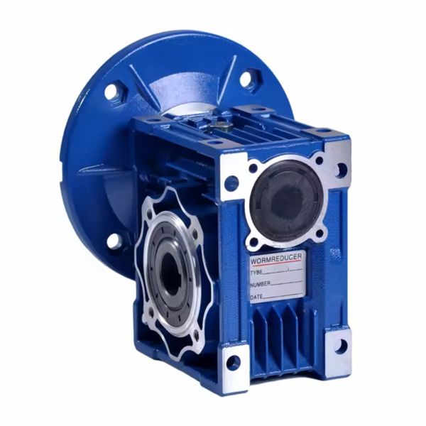 Custom 1.1 kW Single-Stage Reduction RV Series Worm Gearbox Motor Reducer with Helical Gears for Industrial Machinery