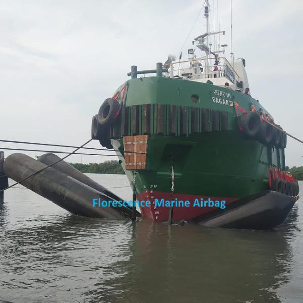 Marine Floating And Lifting Rubber Airbag Rollers Diameter 1.5m