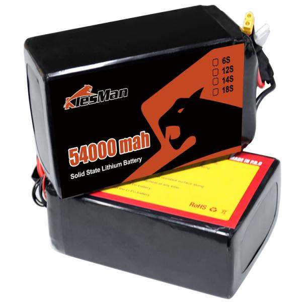 Klesman UAV lipo drone battery 6S 12S 14S 18S 44000mAh 54000mAh 66000mAh 78000mAh 160000mAh 280000mAh solid state 6s bat