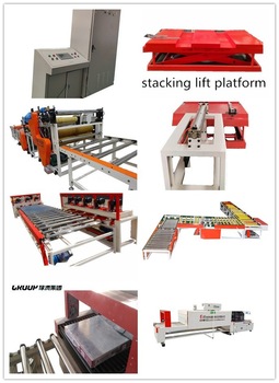 Машина слоения декоративной штукатурной плиты 600*1200 и 600*600 фильма ПВК
