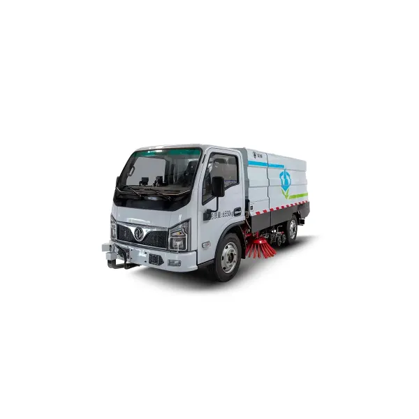 Sanitation Vehicles  7 Ton Road Sweeper Truck Multi Functional Cleaning Vehicle.