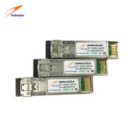 Transceptor ótico Pluggable quente frente e verso 10Gb/S das telecomunicações SFP+ LC DDM SFP
