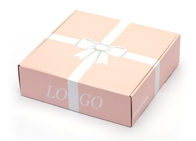 CMYK Color Paper Packing Box , Colored Corrugated Shipping Boxes For Apparel Dress