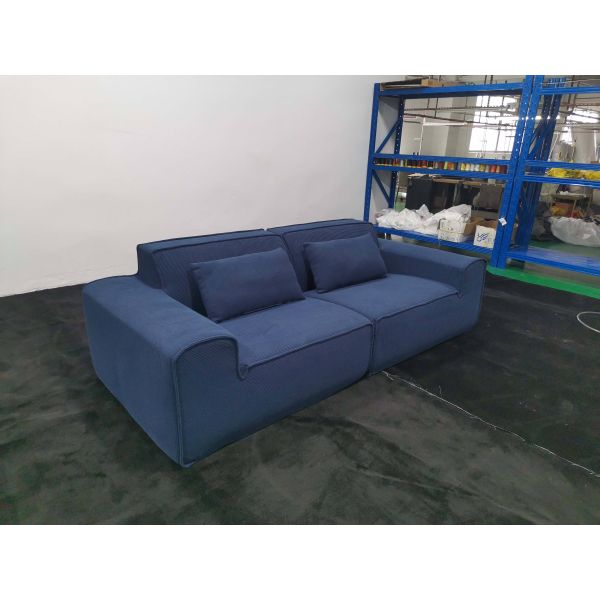 Custom Leisure Loveseat Sofa Vacuum Packing Modular Full Sponge Corner Couch Compressed Sofa for Apartment Villa